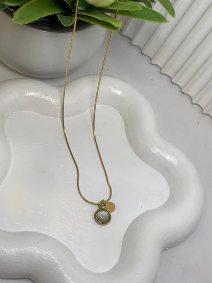 Luminous Moonstone Necklace