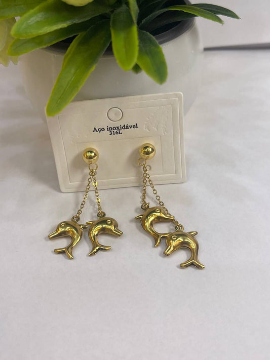 Oceanic Dolphin Earrings