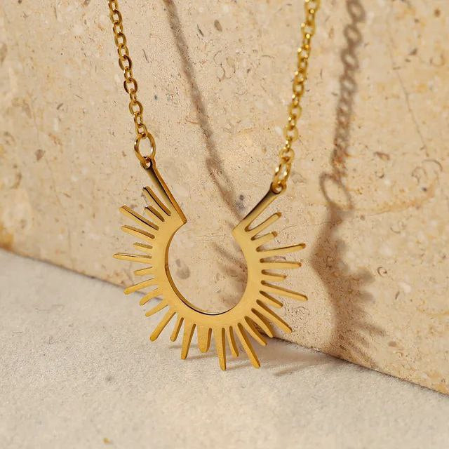 Golden Sunbeam Necklace