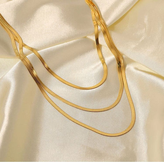 Golden Layered Necklaces