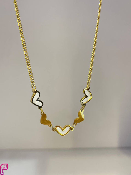 Delicate Hearts Necklace