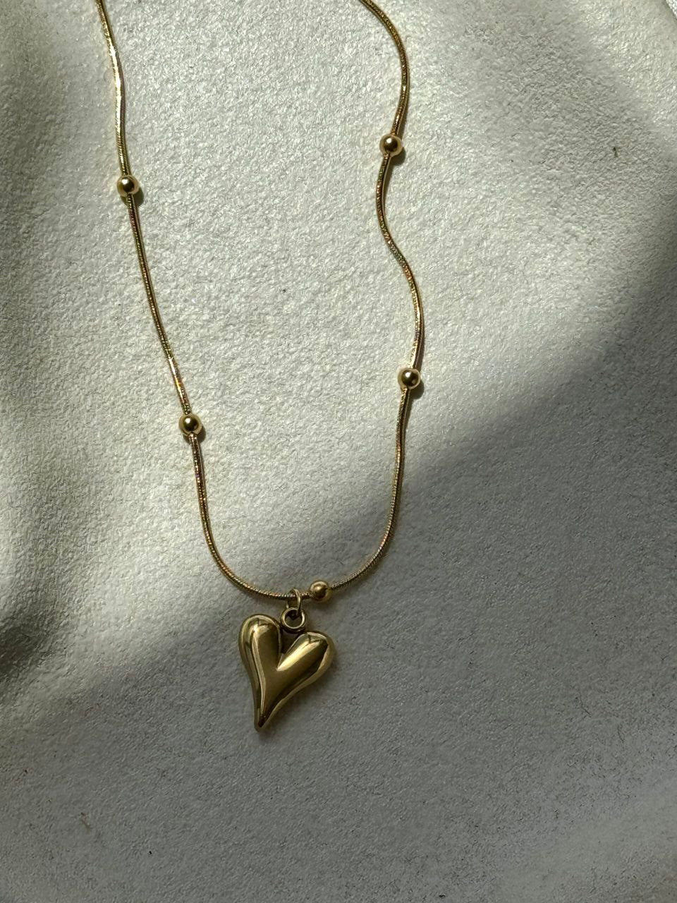 Golden Heart Necklace
