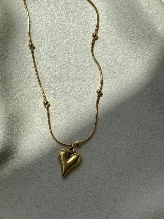 Golden Heart Necklace