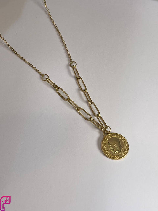 Coin Charm Necklace