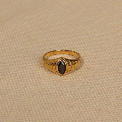 Golden Marquise Ring