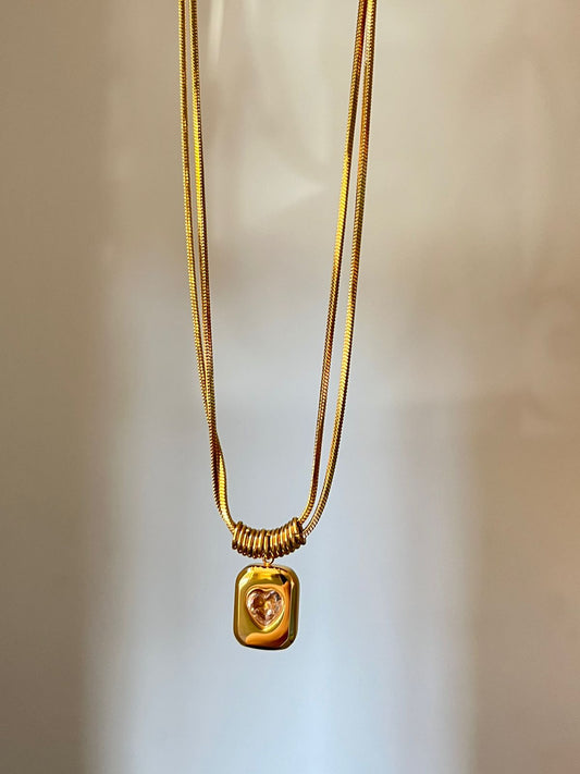 Golden Heart Locket