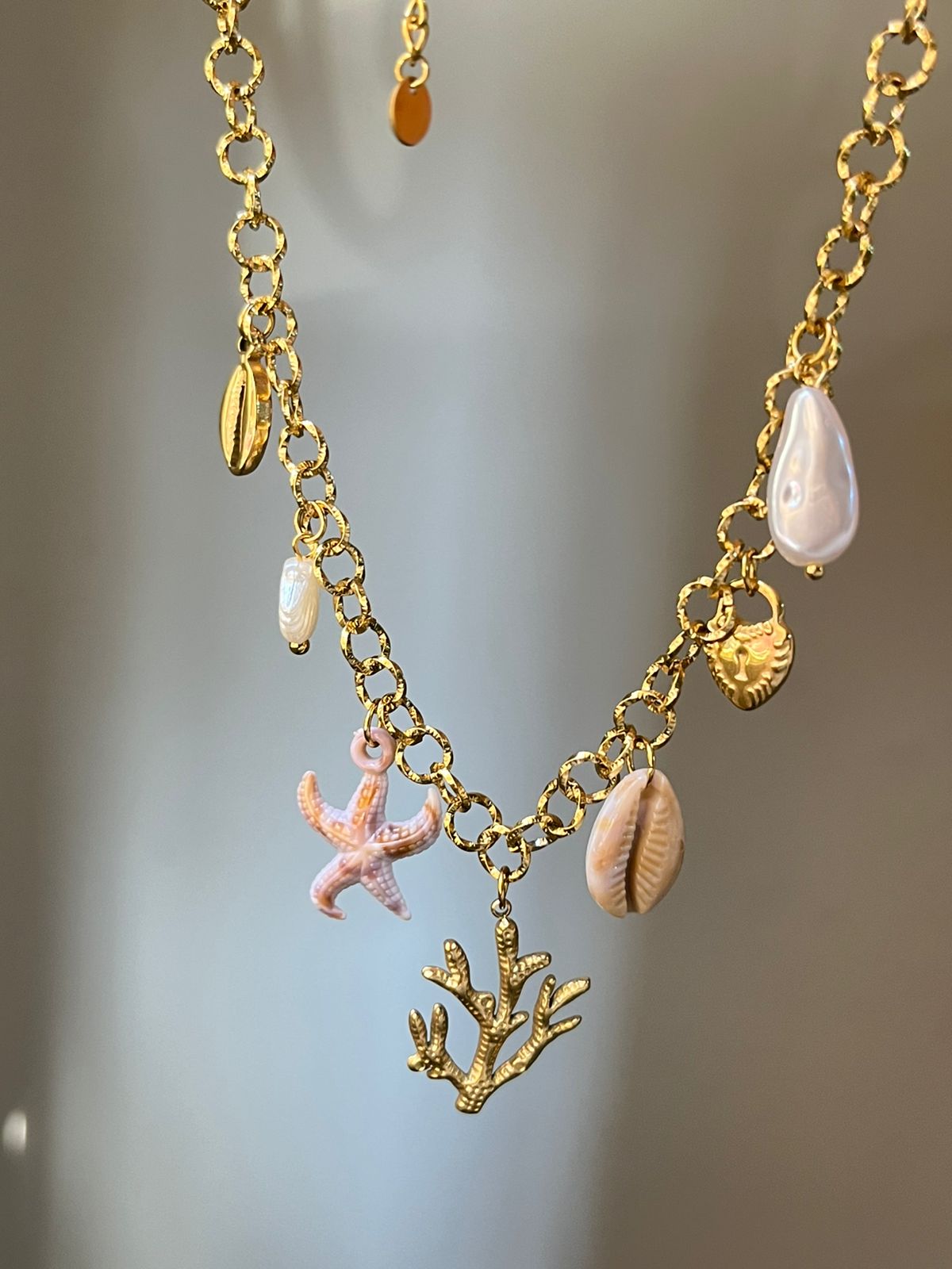 Golden Ocean Necklace
