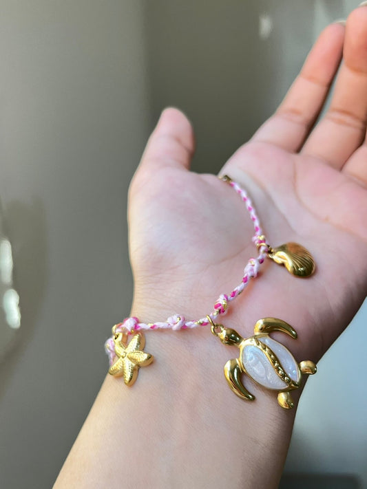 Turtle Charm Bracelet
