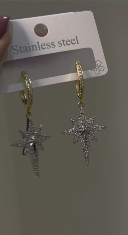 Celestial North Star Hoops