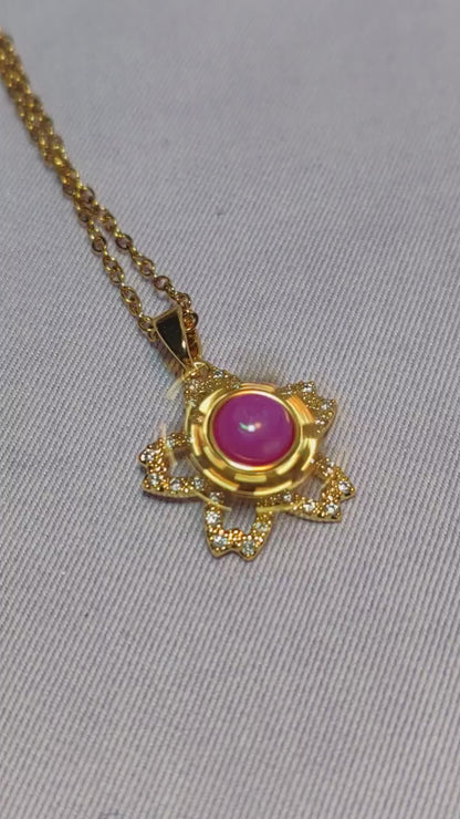 Rapunzel Opal Sun Necklace