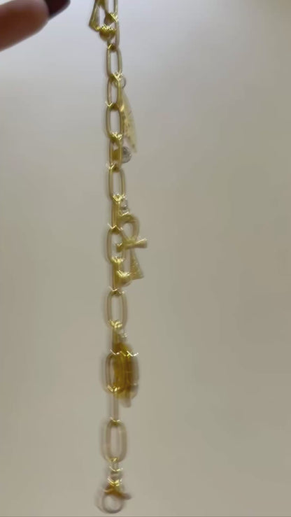 Eternal Ankh Charm Bracelet