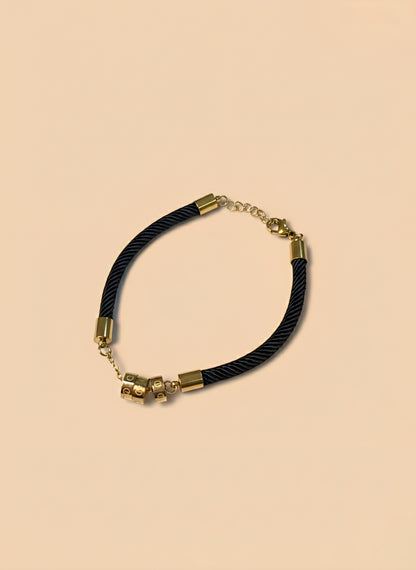 Urban Chic Silk Cord Bracelet
