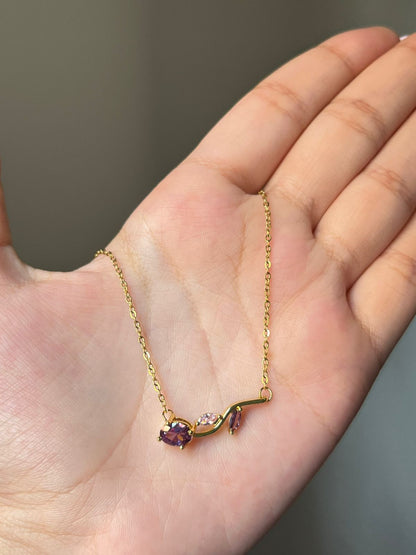 Tulip Rose Necklace