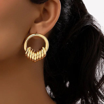Bold Coil Hoops