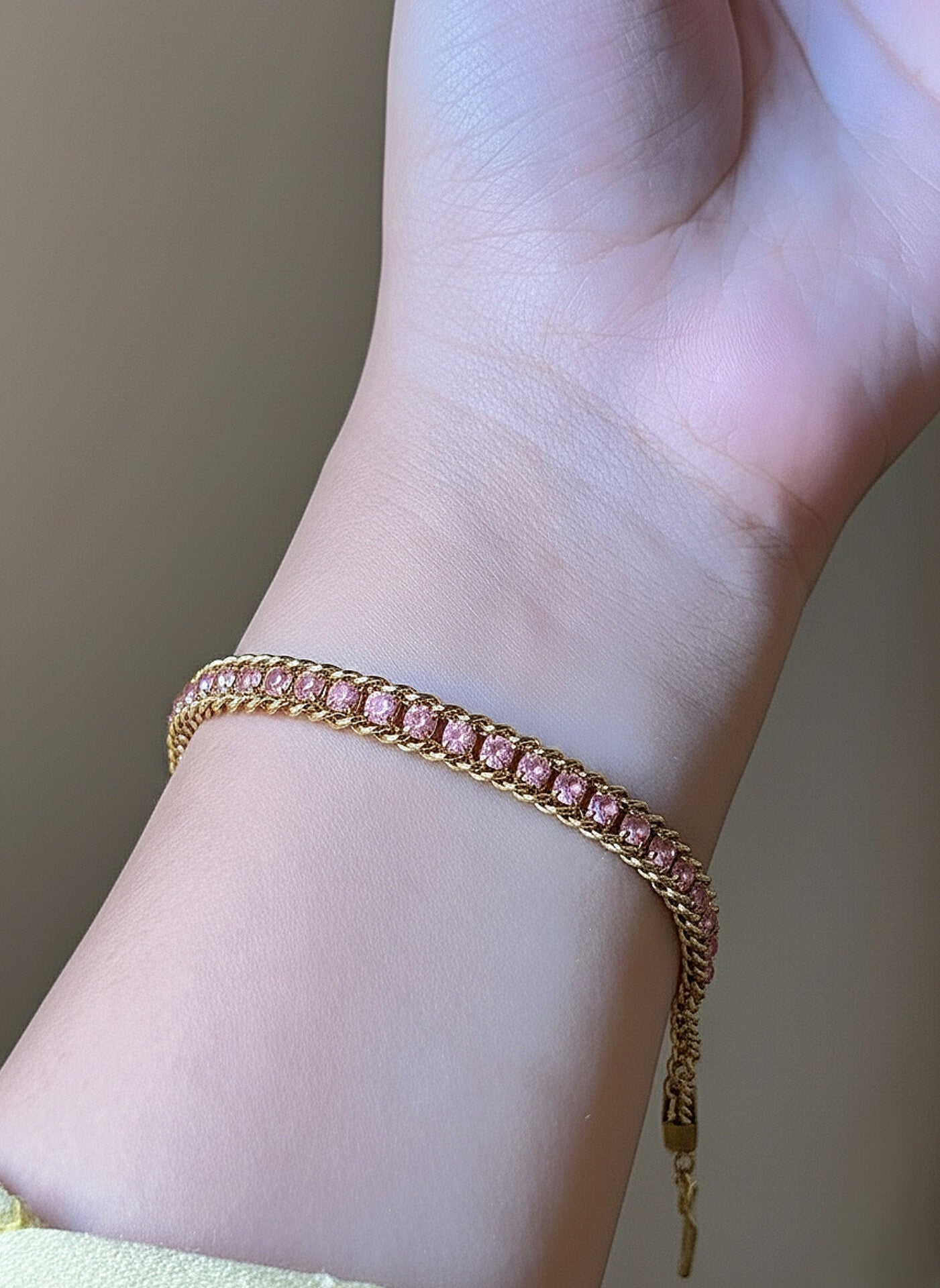 Grommet Tennis Bracelet