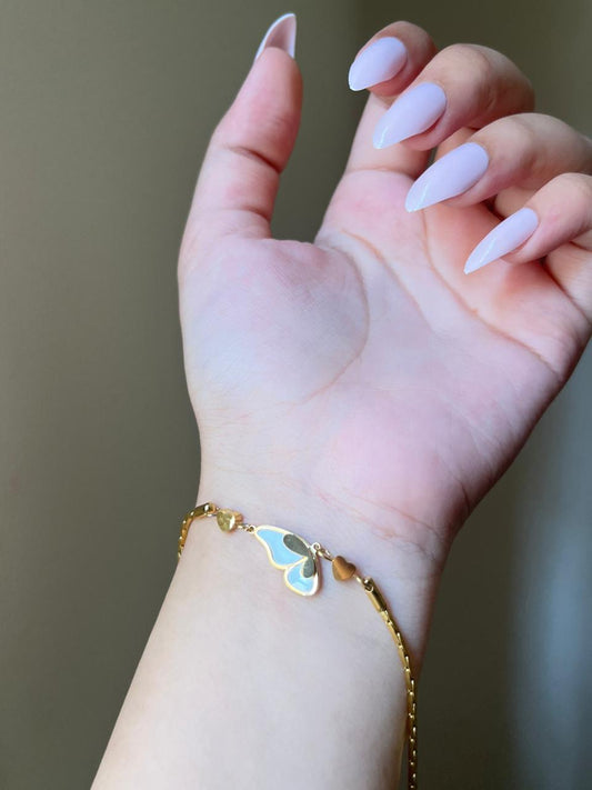 Gilded Butterfly Bracelet