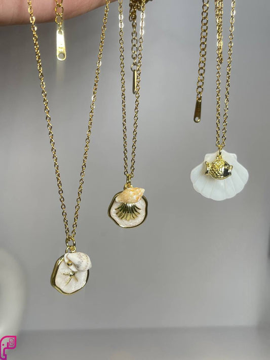 Seashell Charm Necklaces