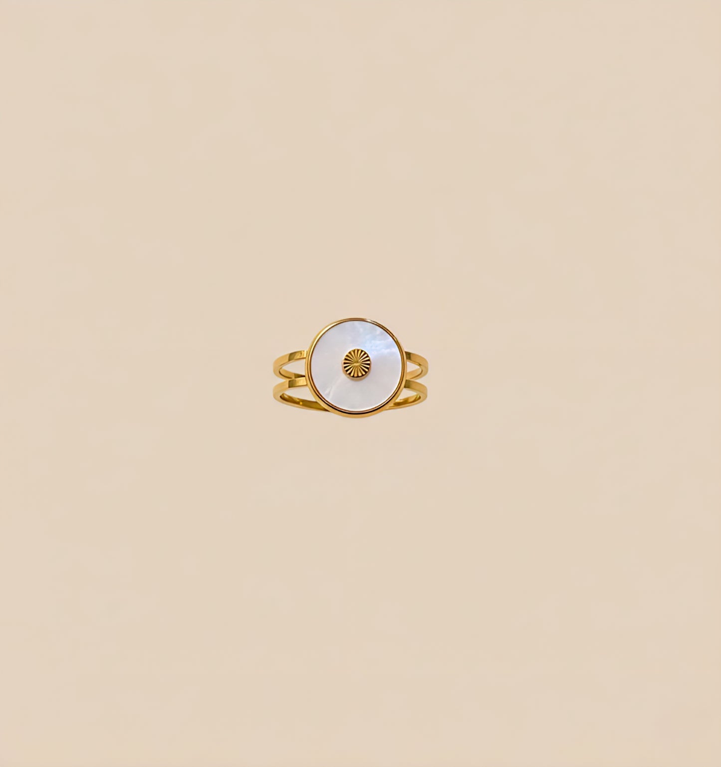 Celestial Shell Sun Ring