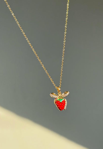 Sweet Strawberry Necklaces