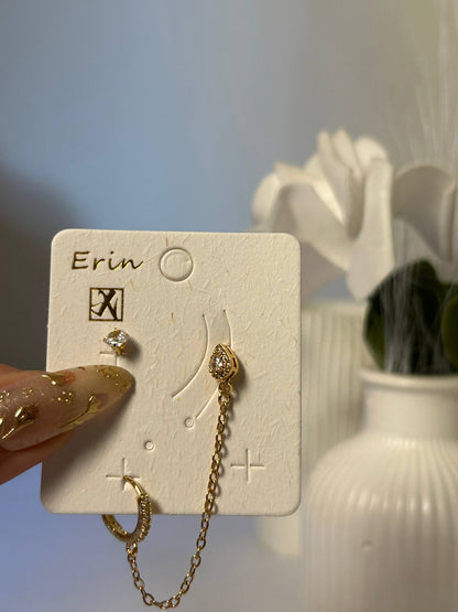 Erin Gemstone Chain Drop