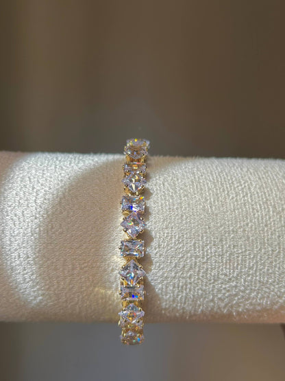 Radiant Emerald-Cut Bracelet