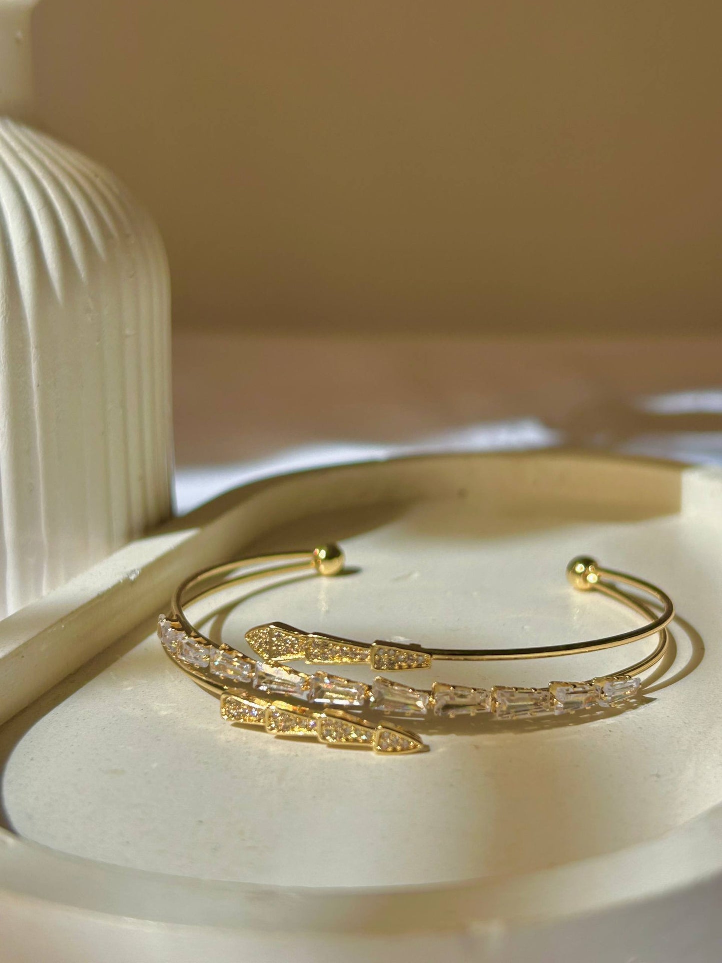 Serpent Sparkle Cuff