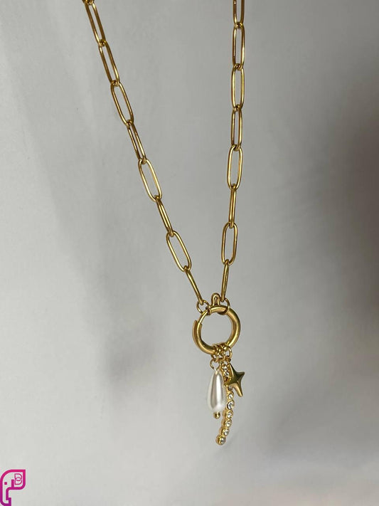 Cosmic Pearl Necklace