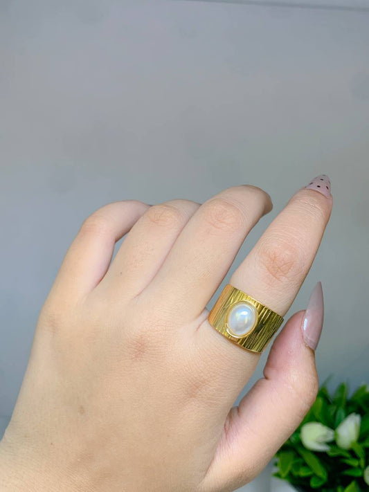 Pearl Armor – Adjustable Bold Ring Set