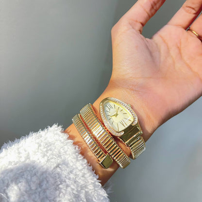 Serpentine Luxe Wrap Watch