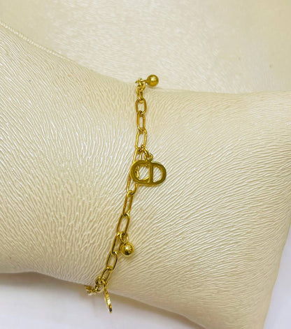 Golden Icon Charm Bracelet