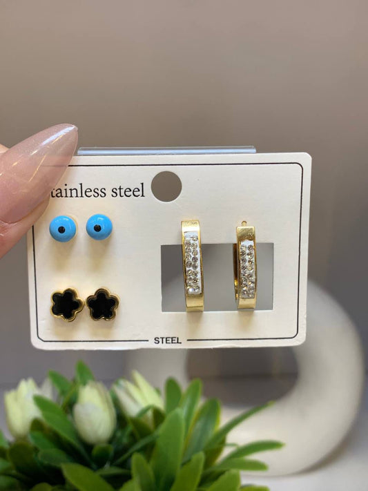 Dainty Dazzle Earring Set