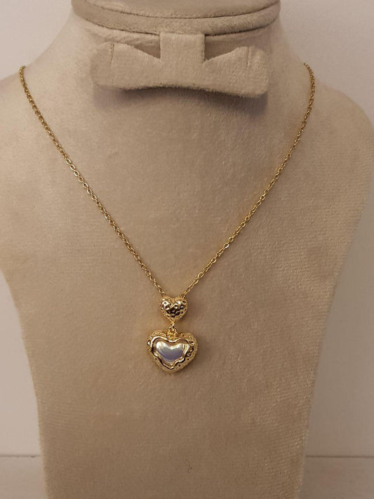 Double Heart Necklace