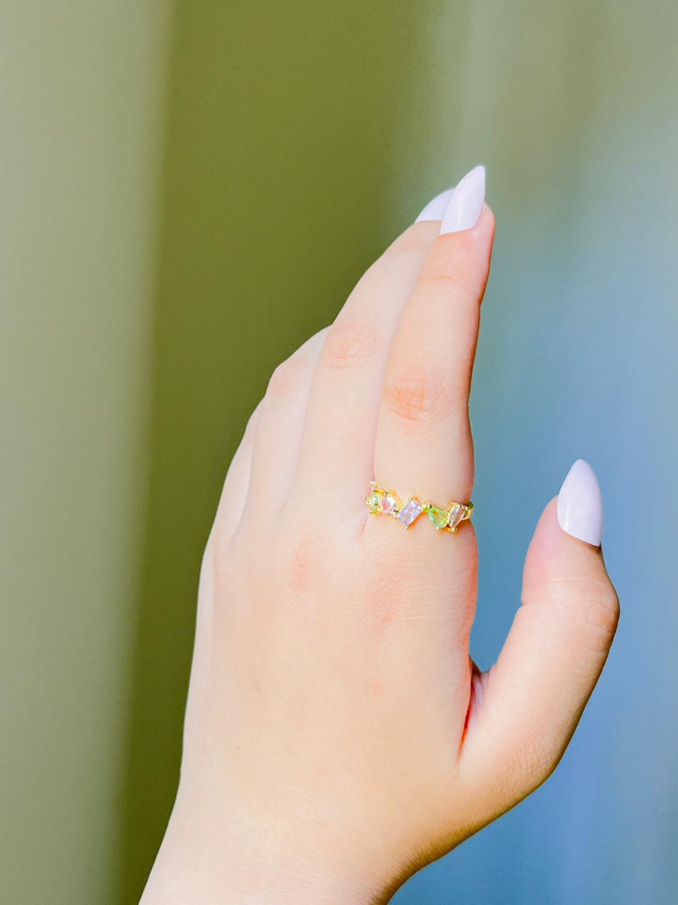 Colorful Gem Ring