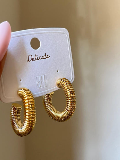 Bold Coil Hoops