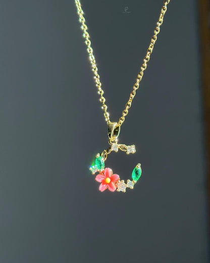 Colorful Floral Pendant