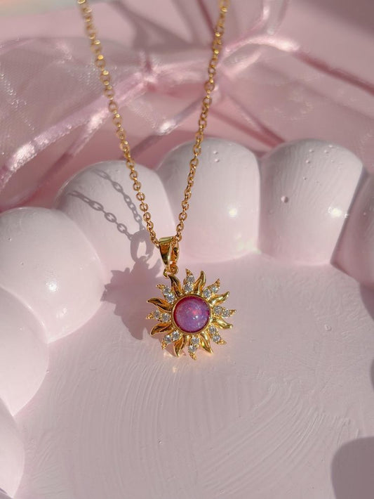 Rapunzel Spinning Sun Necklace