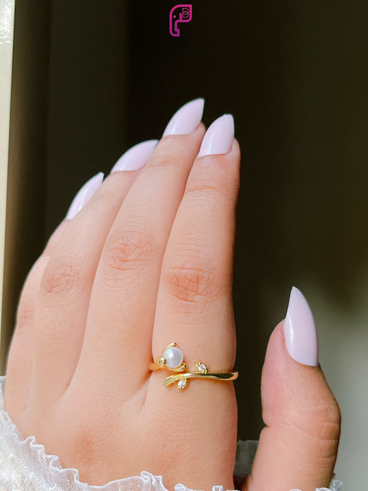 Whispering Pearl Ring