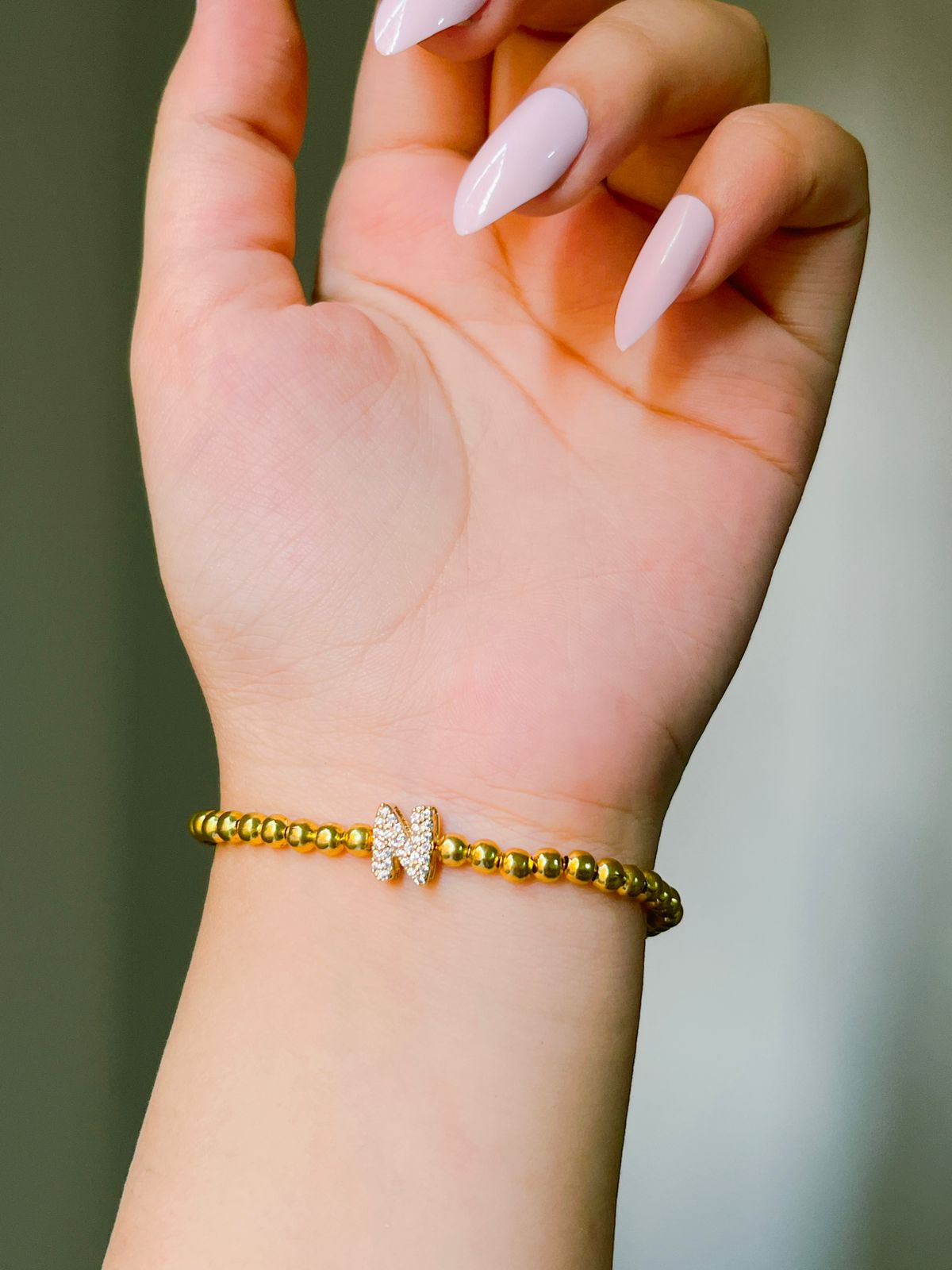 Golden Initial Bracelet