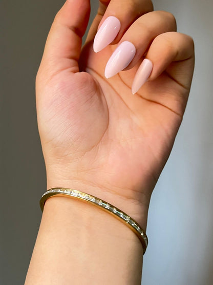 Gleaming Crystal Bangle