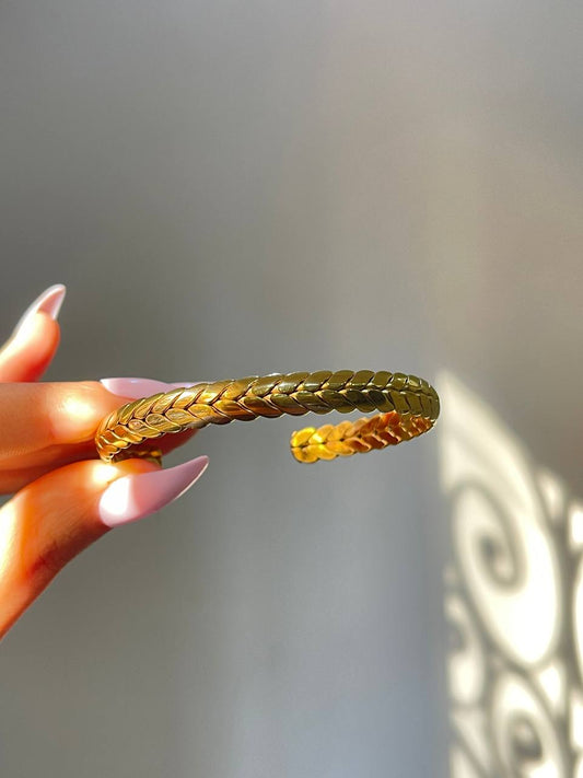 Golden Serpent Bracelet
