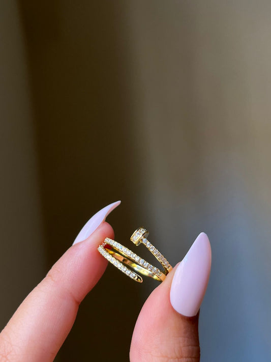 Triple Nail Ring
