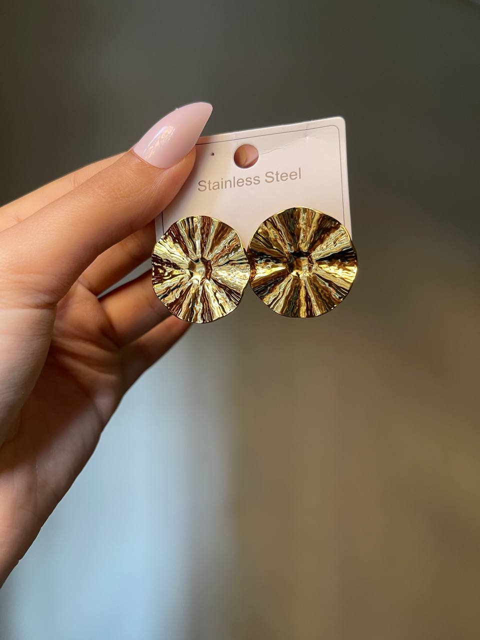Textured Sunburst Studs