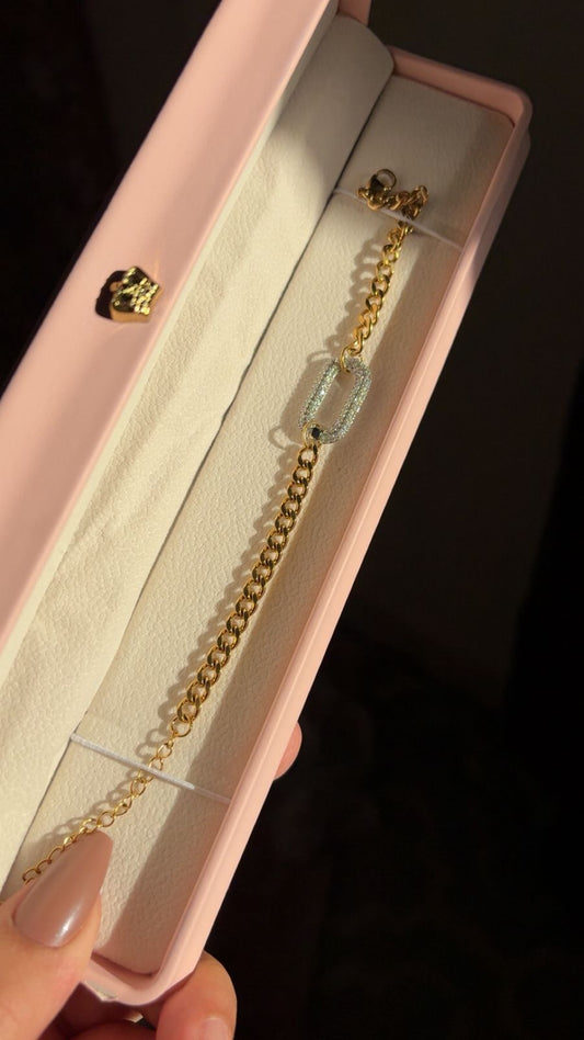 Pave Link Bracelet