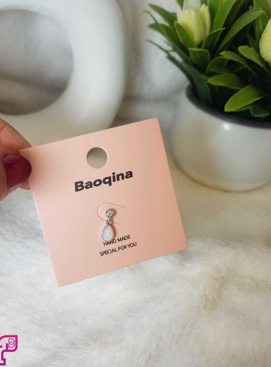 Gold-Plated Chain Stud Earrings