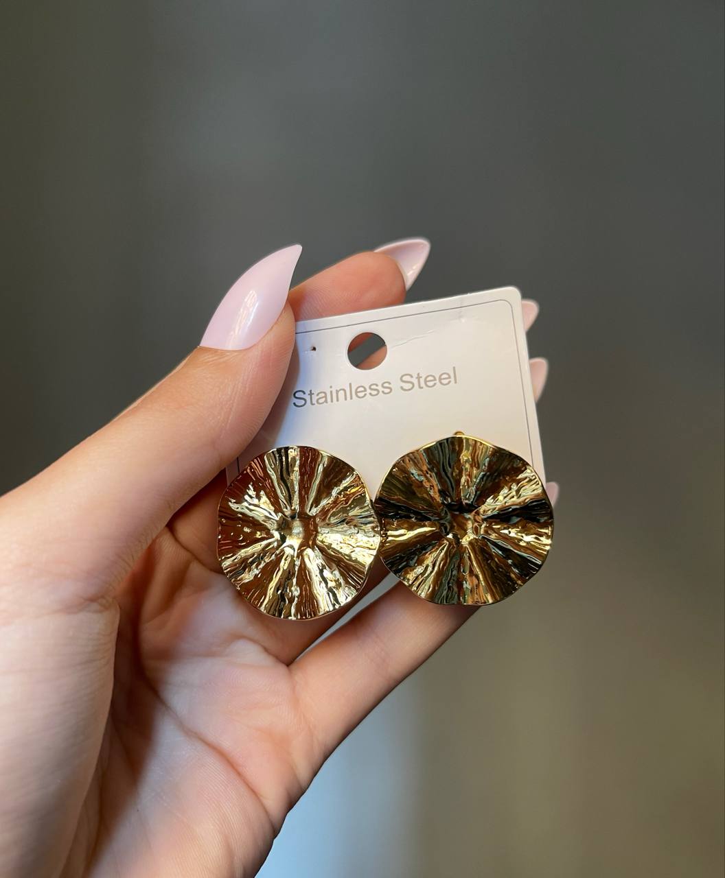 Textured Sunburst Studs