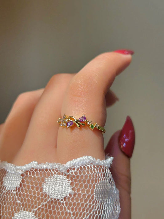 Sparkling Ribbon Garden Ring