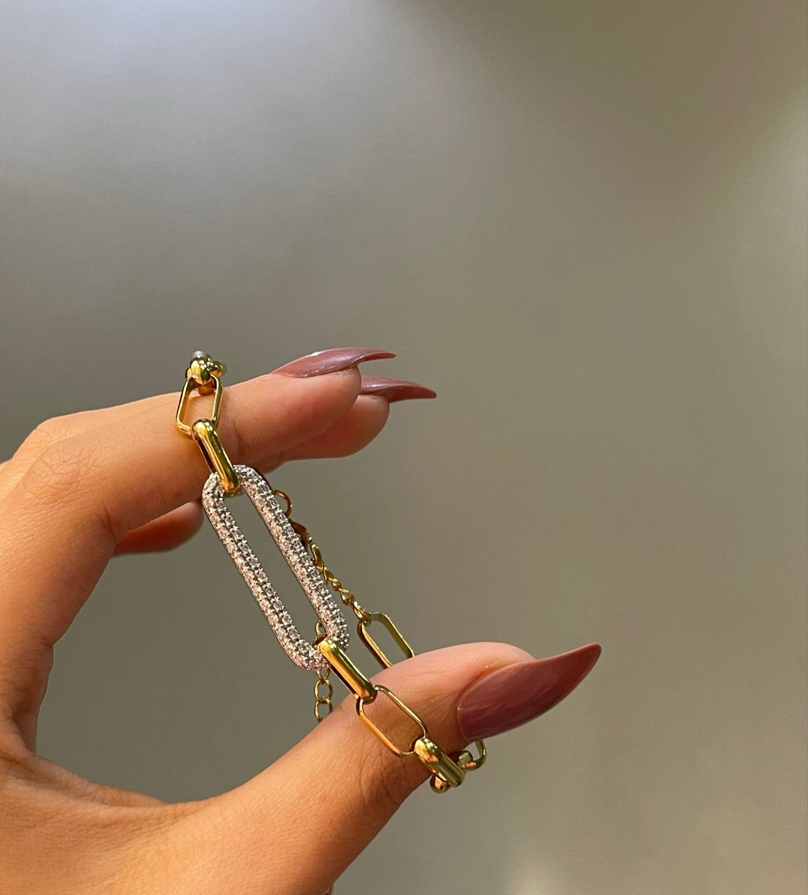 Crystal Glow Link Bracelet