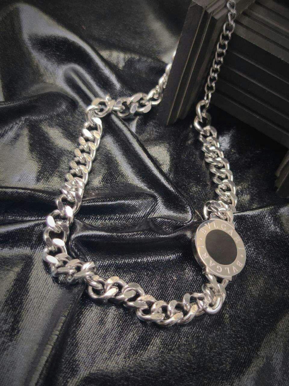Chunky Side-Charm Necklace
