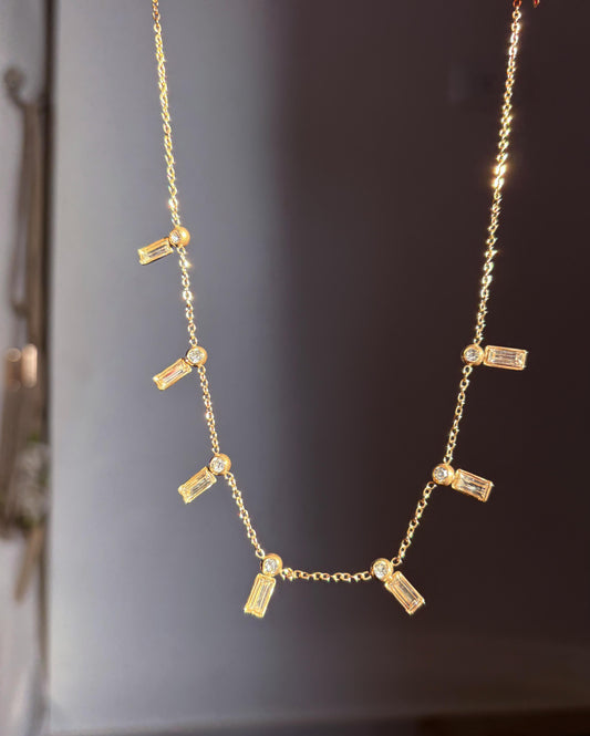 Golden Dewdrop Necklace