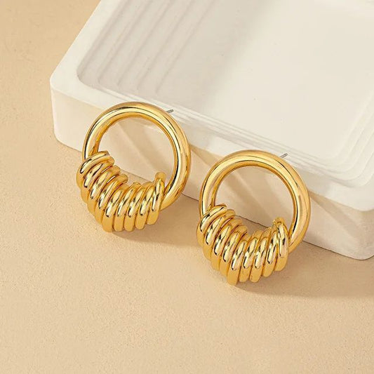 Bold Coil Hoops